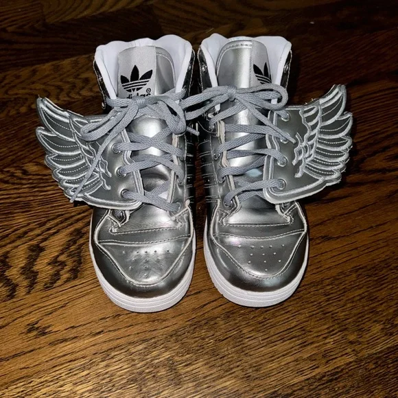 Jeremy Scott x adidas Wings Metal 'Silver Metallic' sneaker